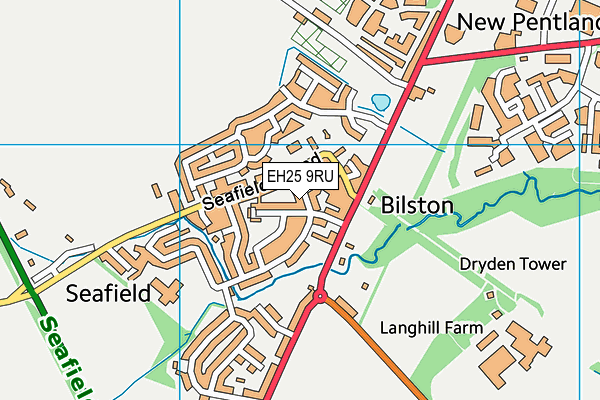 EH25 9RU map - OS VectorMap District (Ordnance Survey) EH25 9RU map - OS VectorMap District (Ordnance Survey)
