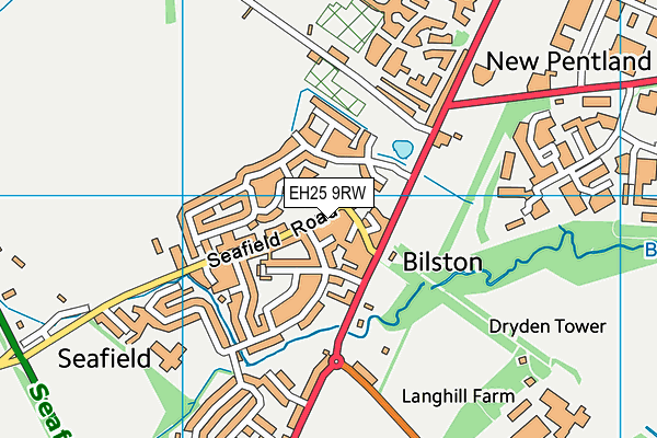 EH25 9RW map - OS VectorMap District (Ordnance Survey) EH25 9RW map - OS VectorMap District (Ordnance Survey)