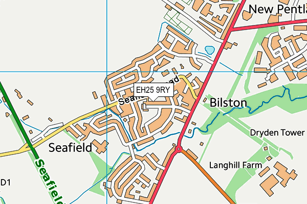 EH25 9RY map - OS VectorMap District (Ordnance Survey) EH25 9RY map - OS VectorMap District (Ordnance Survey)