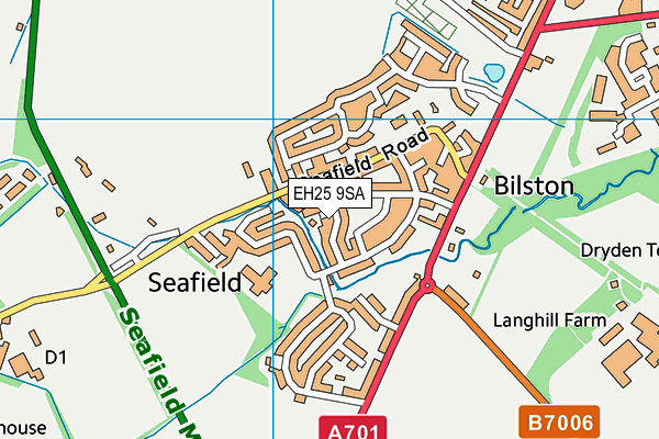 EH25 9SA map - OS VectorMap District (Ordnance Survey) EH25 9SA map - OS VectorMap District (Ordnance Survey)