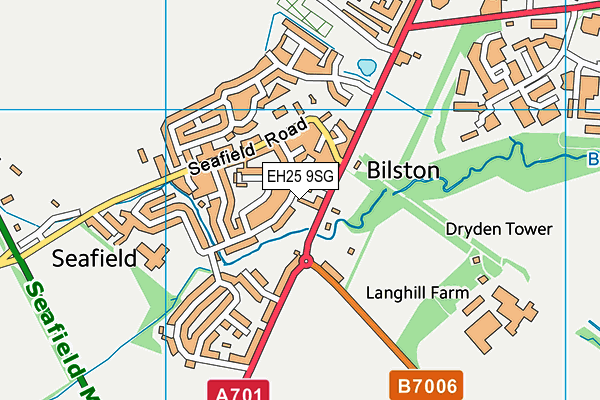 EH25 9SG map - OS VectorMap District (Ordnance Survey) EH25 9SG map - OS VectorMap District (Ordnance Survey)
