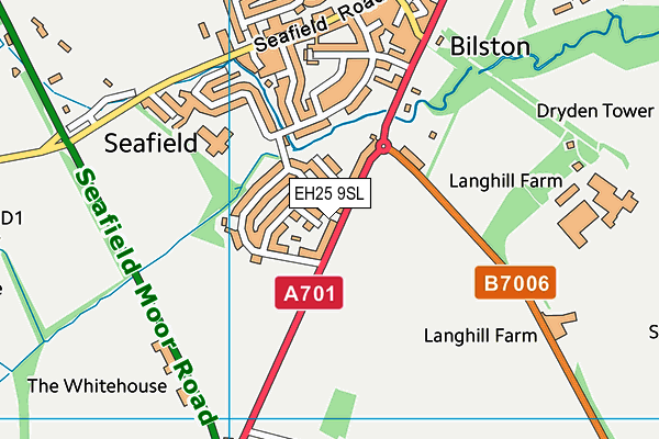 EH25 9SL map - OS VectorMap District (Ordnance Survey) EH25 9SL map - OS VectorMap District (Ordnance Survey)