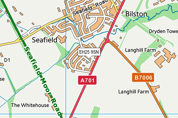 EH25 9SN map - OS VectorMap District (Ordnance Survey) EH25 9SN map - OS VectorMap District (Ordnance Survey)
