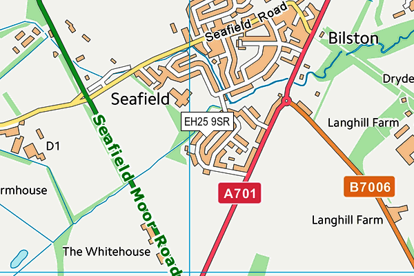EH25 9SR map - OS VectorMap District (Ordnance Survey) EH25 9SR map - OS VectorMap District (Ordnance Survey)