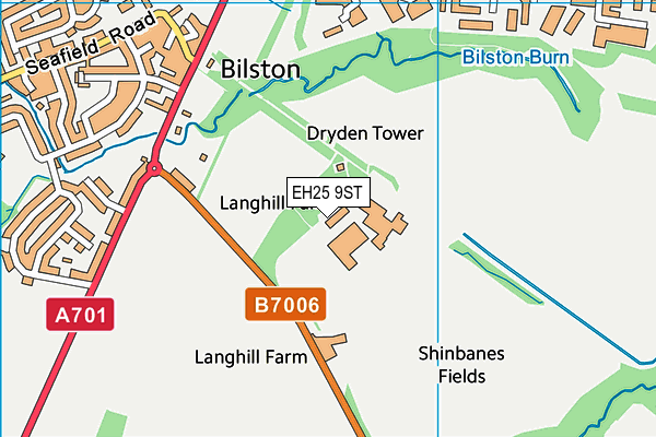 EH25 9ST map - OS VectorMap District (Ordnance Survey) EH25 9ST map - OS VectorMap District (Ordnance Survey)