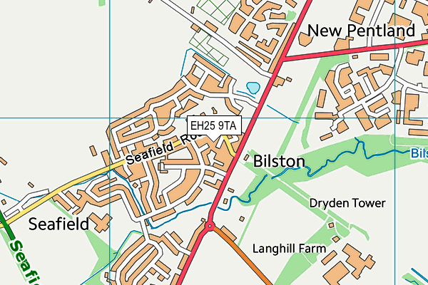 EH25 9TA map - OS VectorMap District (Ordnance Survey) EH25 9TA map - OS VectorMap District (Ordnance Survey)
