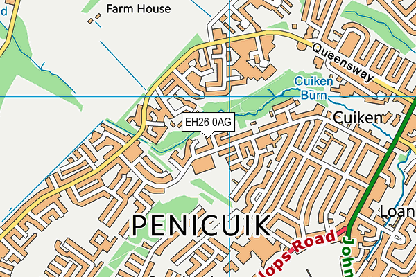 EH26 0AG map - OS VectorMap District (Ordnance Survey) EH26 0AG map - OS VectorMap District (Ordnance Survey)