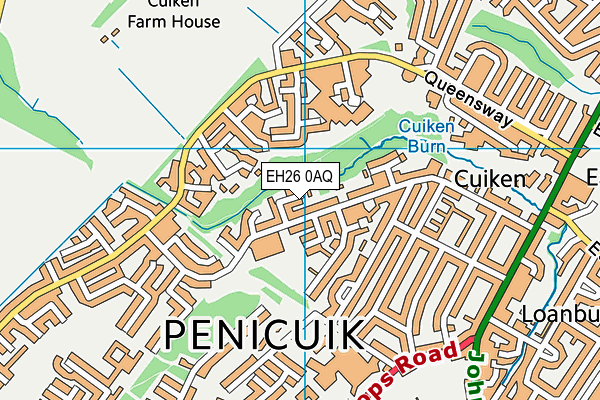 EH26 0AQ map - OS VectorMap District (Ordnance Survey) EH26 0AQ map - OS VectorMap District (Ordnance Survey)