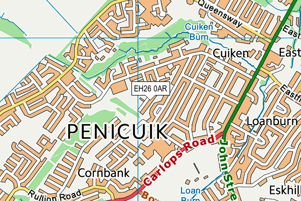 EH26 0AR map - OS VectorMap District (Ordnance Survey) EH26 0AR map - OS VectorMap District (Ordnance Survey)