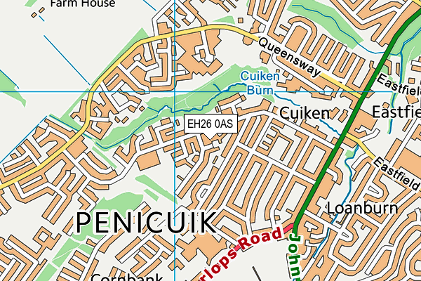 EH26 0AS map - OS VectorMap District (Ordnance Survey) EH26 0AS map - OS VectorMap District (Ordnance Survey)