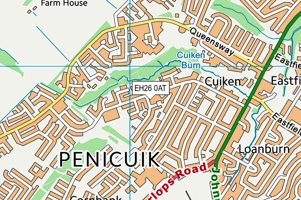 EH26 0AT map - OS VectorMap District (Ordnance Survey) EH26 0AT map - OS VectorMap District (Ordnance Survey)