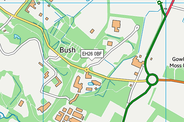 EH26 0BF map - OS VectorMap District (Ordnance Survey) EH26 0BF map - OS VectorMap District (Ordnance Survey)