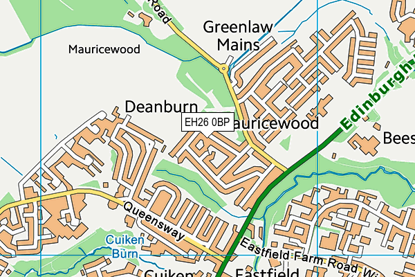 EH26 0BP map - OS VectorMap District (Ordnance Survey) EH26 0BP map - OS VectorMap District (Ordnance Survey)