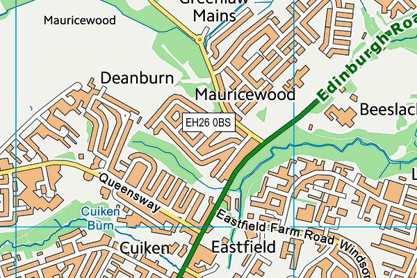EH26 0BS map - OS VectorMap District (Ordnance Survey) EH26 0BS map - OS VectorMap District (Ordnance Survey)