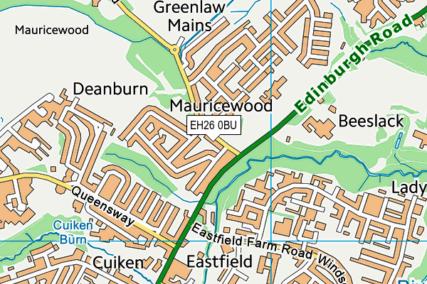 EH26 0BU map - OS VectorMap District (Ordnance Survey) EH26 0BU map - OS VectorMap District (Ordnance Survey)