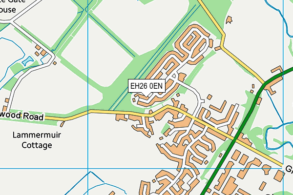 EH26 0EN map - OS VectorMap District (Ordnance Survey) EH26 0EN map - OS VectorMap District (Ordnance Survey)
