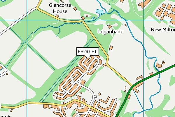 EH26 0ET map - OS VectorMap District (Ordnance Survey) EH26 0ET map - OS VectorMap District (Ordnance Survey)