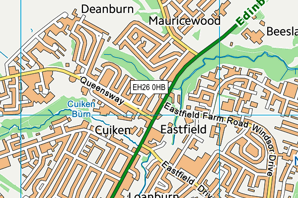 EH26 0HB map - OS VectorMap District (Ordnance Survey) EH26 0HB map - OS VectorMap District (Ordnance Survey)