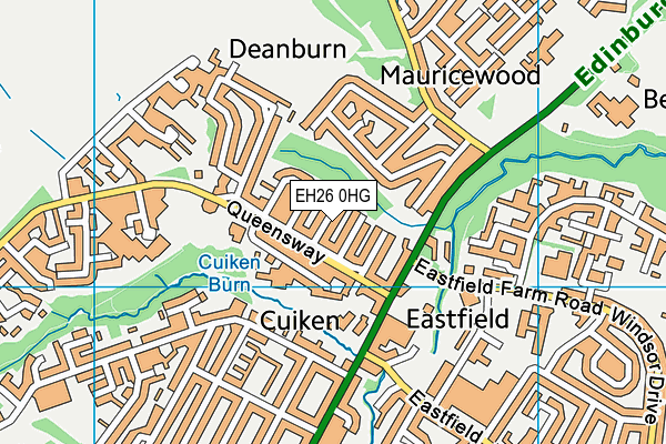 EH26 0HG map - OS VectorMap District (Ordnance Survey) EH26 0HG map - OS VectorMap District (Ordnance Survey)
