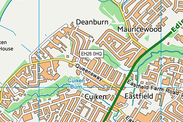 EH26 0HQ map - OS VectorMap District (Ordnance Survey) EH26 0HQ map - OS VectorMap District (Ordnance Survey)