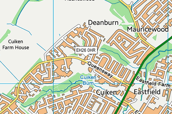 EH26 0HR map - OS VectorMap District (Ordnance Survey) EH26 0HR map - OS VectorMap District (Ordnance Survey)