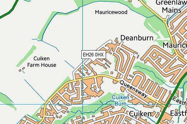 EH26 0HX map - OS VectorMap District (Ordnance Survey) EH26 0HX map - OS VectorMap District (Ordnance Survey)