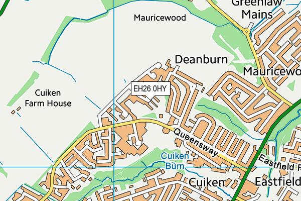 EH26 0HY map - OS VectorMap District (Ordnance Survey) EH26 0HY map - OS VectorMap District (Ordnance Survey)