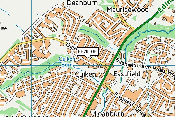 EH26 0JE map - OS VectorMap District (Ordnance Survey) EH26 0JE map - OS VectorMap District (Ordnance Survey)