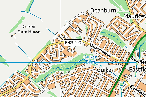EH26 0JG map - OS VectorMap District (Ordnance Survey) EH26 0JG map - OS VectorMap District (Ordnance Survey)