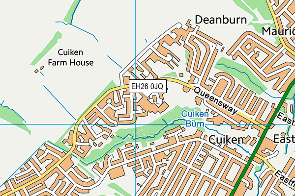 EH26 0JQ map - OS VectorMap District (Ordnance Survey) EH26 0JQ map - OS VectorMap District (Ordnance Survey)