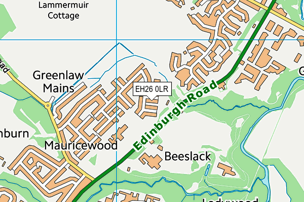 EH26 0LR map - OS VectorMap District (Ordnance Survey) EH26 0LR map - OS VectorMap District (Ordnance Survey)