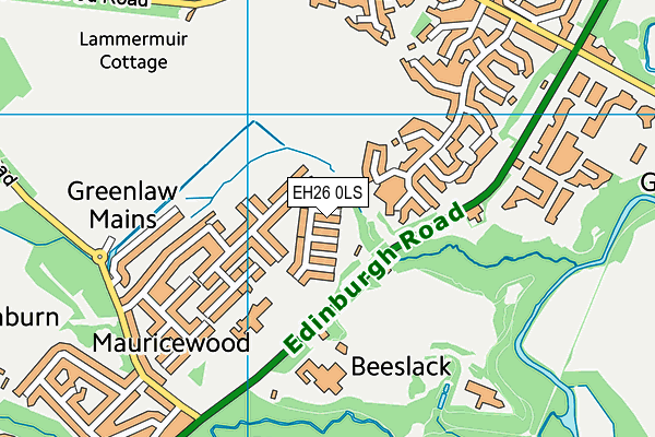 EH26 0LS map - OS VectorMap District (Ordnance Survey) EH26 0LS map - OS VectorMap District (Ordnance Survey)
