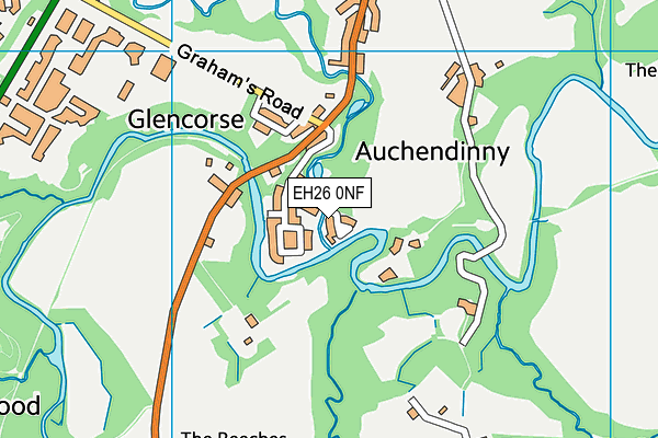 EH26 0NF map - OS VectorMap District (Ordnance Survey) EH26 0NF map - OS VectorMap District (Ordnance Survey)