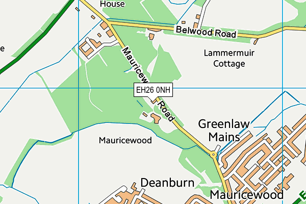 EH26 0NH map - OS VectorMap District (Ordnance Survey) EH26 0NH map - OS VectorMap District (Ordnance Survey)