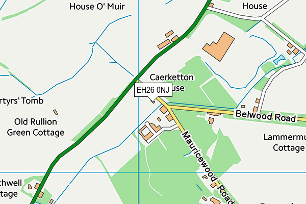 EH26 0NJ map - OS VectorMap District (Ordnance Survey) EH26 0NJ map - OS VectorMap District (Ordnance Survey)