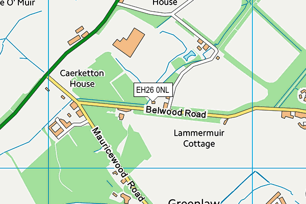 EH26 0NL map - OS VectorMap District (Ordnance Survey) EH26 0NL map - OS VectorMap District (Ordnance Survey)