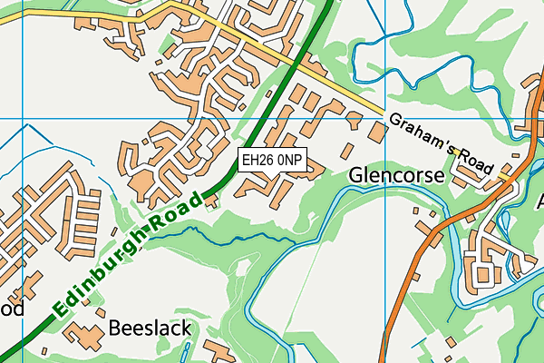 EH26 0NP map - OS VectorMap District (Ordnance Survey) EH26 0NP map - OS VectorMap District (Ordnance Survey)