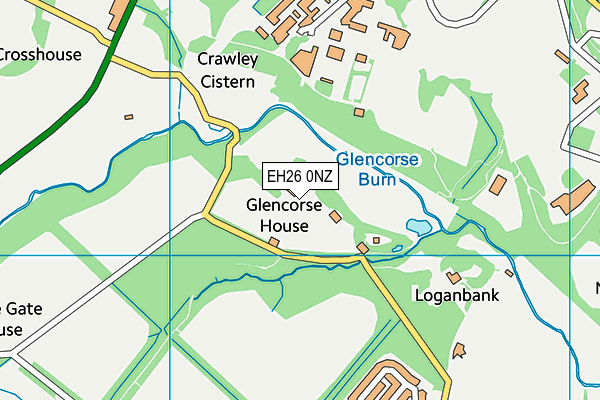 EH26 0NZ map - OS VectorMap District (Ordnance Survey) EH26 0NZ map - OS VectorMap District (Ordnance Survey)