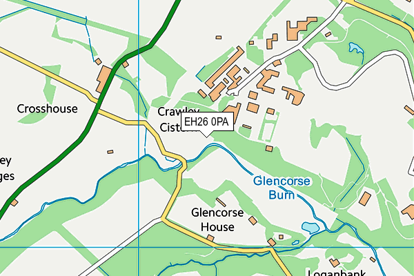 EH26 0PA map - OS VectorMap District (Ordnance Survey) EH26 0PA map - OS VectorMap District (Ordnance Survey)