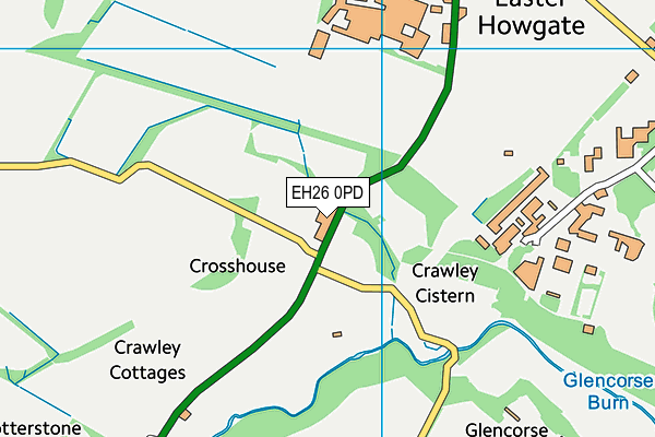 EH26 0PD map - OS VectorMap District (Ordnance Survey) EH26 0PD map - OS VectorMap District (Ordnance Survey)