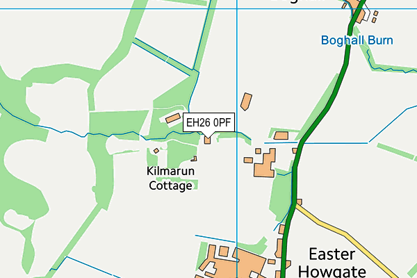 EH26 0PF map - OS VectorMap District (Ordnance Survey) EH26 0PF map - OS VectorMap District (Ordnance Survey)