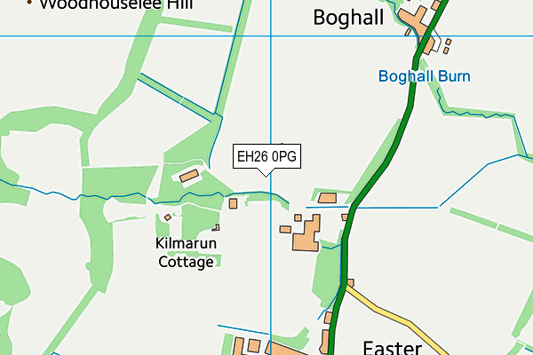 EH26 0PG map - OS VectorMap District (Ordnance Survey) EH26 0PG map - OS VectorMap District (Ordnance Survey)