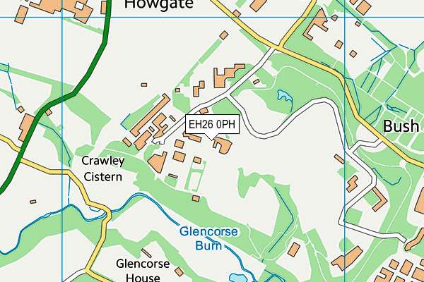 EH26 0PH map - OS VectorMap District (Ordnance Survey) EH26 0PH map - OS VectorMap District (Ordnance Survey)