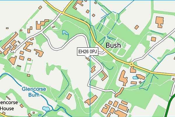 EH26 0PJ map - OS VectorMap District (Ordnance Survey) EH26 0PJ map - OS VectorMap District (Ordnance Survey)