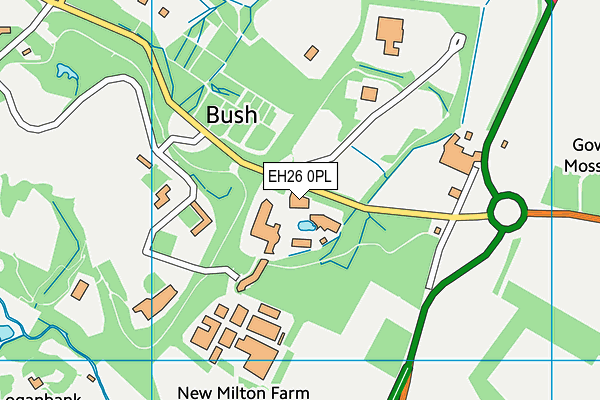 EH26 0PL map - OS VectorMap District (Ordnance Survey) EH26 0PL map - OS VectorMap District (Ordnance Survey)