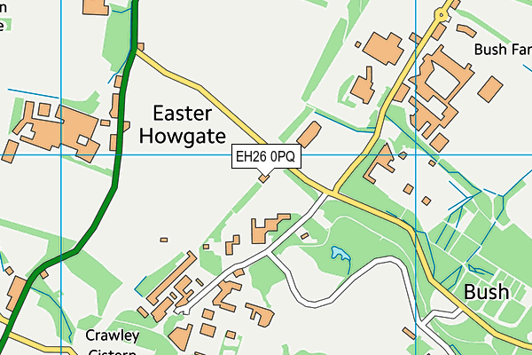 EH26 0PQ map - OS VectorMap District (Ordnance Survey) EH26 0PQ map - OS VectorMap District (Ordnance Survey)