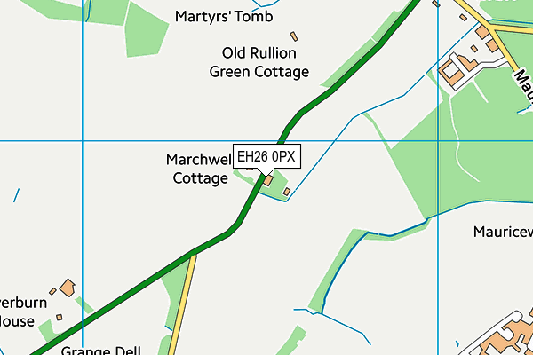 EH26 0PX map - OS VectorMap District (Ordnance Survey) EH26 0PX map - OS VectorMap District (Ordnance Survey)