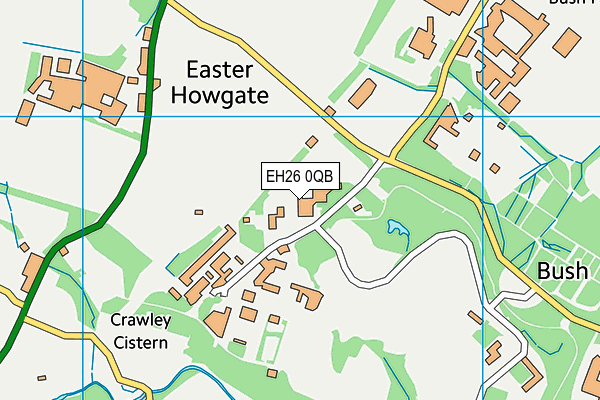 EH26 0QB map - OS VectorMap District (Ordnance Survey) EH26 0QB map - OS VectorMap District (Ordnance Survey)
