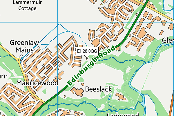 EH26 0QG map - OS VectorMap District (Ordnance Survey) EH26 0QG map - OS VectorMap District (Ordnance Survey)