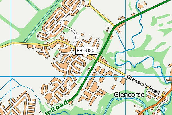 EH26 0QJ map - OS VectorMap District (Ordnance Survey) EH26 0QJ map - OS VectorMap District (Ordnance Survey)